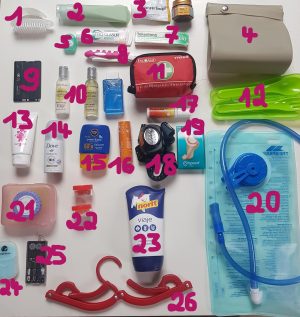 Paklijst pelgrimstocht